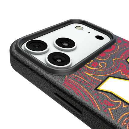 University of Maryland Terrapins Paisley MagSafe Compatible Phone Case for Apple iPhone