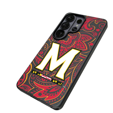 University of Maryland Terrapins Paisley MagSafe Compatible Phone Case for Samsung Galaxy