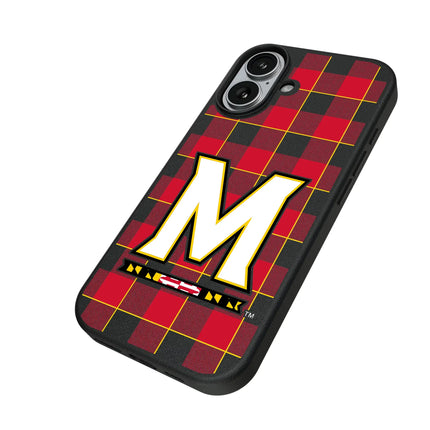 University of Maryland Terrapins Plaid MagSafe Compatible Phone Case for Apple iPhone