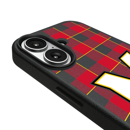 University of Maryland Terrapins Plaid MagSafe Compatible Phone Case for Apple iPhone
