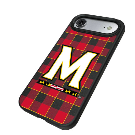 University of Maryland Terrapins Plaid MagSafe Compatible Phone Case for Apple iPhone