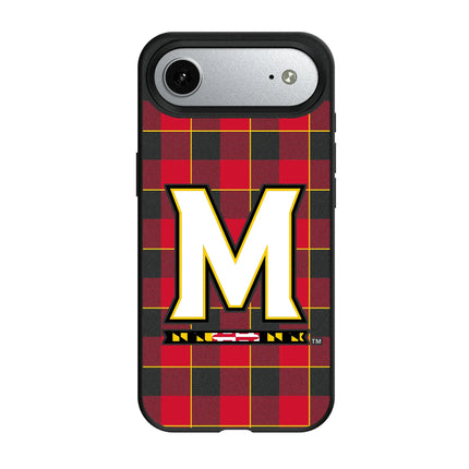 University of Maryland Terrapins Plaid MagSafe Compatible Phone Case for Apple iPhone