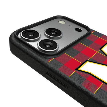 University of Maryland Terrapins Plaid MagSafe Compatible Phone Case for Apple iPhone