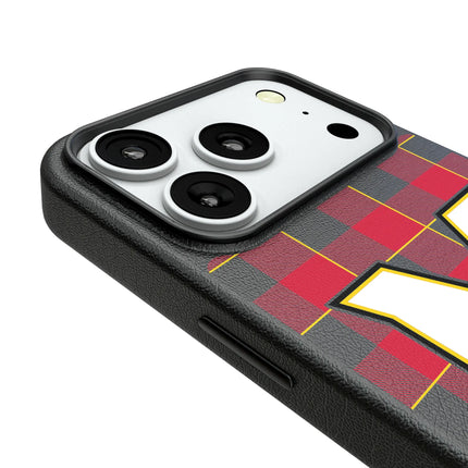 University of Maryland Terrapins Plaid MagSafe Compatible Phone Case for Apple iPhone
