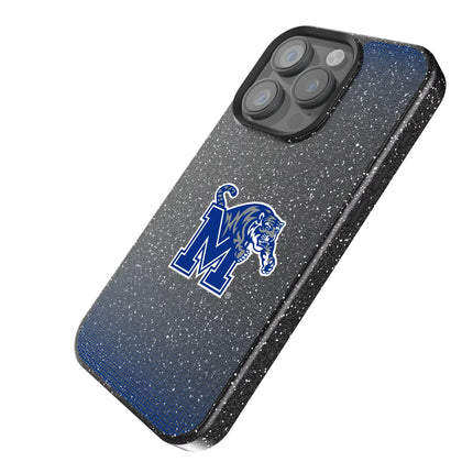 University of Memphis Tigers Linen Black Bling Phone Case for Apple iPhone
