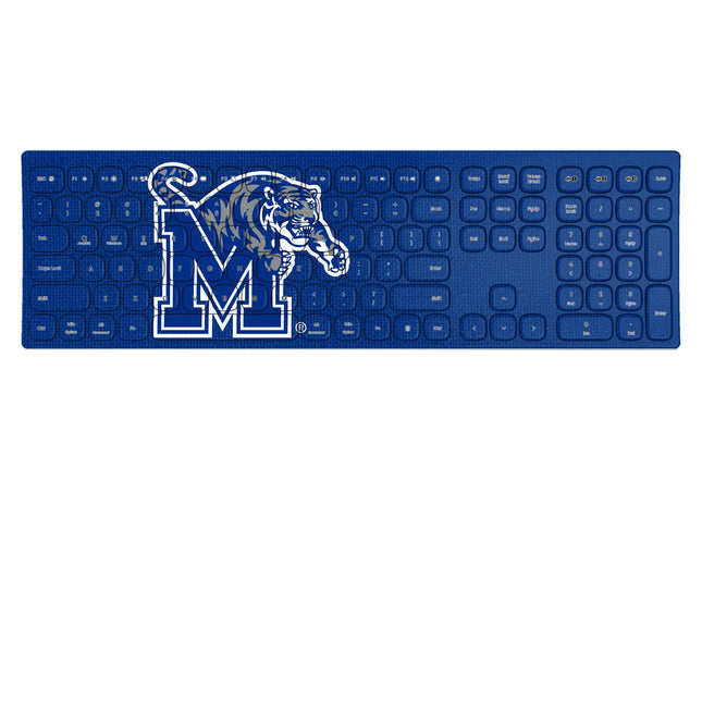University of Memphis Tigers Solid Curved Wireless Keyboard