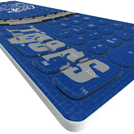 University of Memphis Tigers Stripe Curved Wireless Keyboard