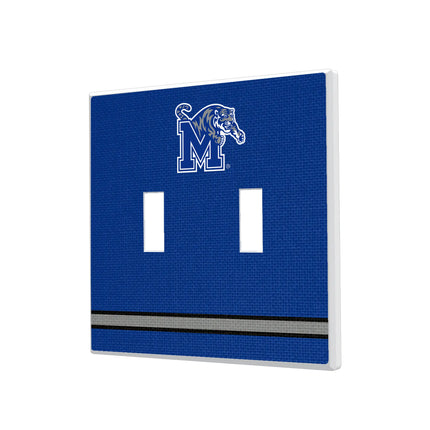 University of Memphis Tigers Stripe Hidden-Screw Light Switch Plate