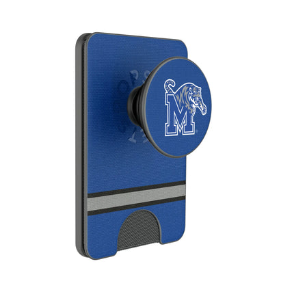 University of Memphis Tigers Stripe PopSockets MagSafe-Compatible PopWallet+