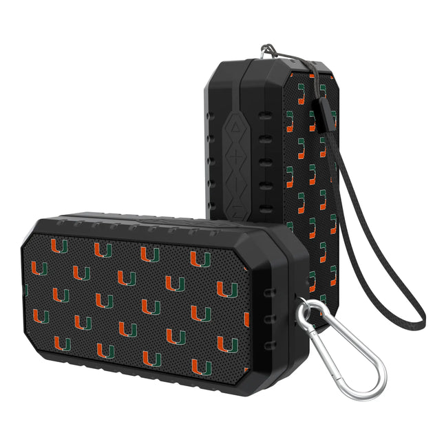 University of Miami Hurricanes Fashion Pattern Bluetooth Speaker