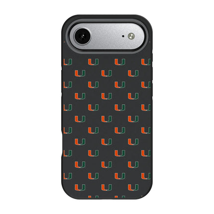 University of Miami Hurricanes Fashion Pattern Bump Phone Case for Apple iPhone