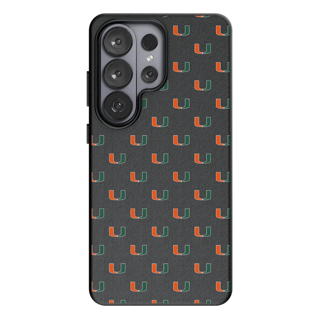 University of Miami Hurricanes Fashion Pattern MagSafe Compatible Phone Case for Samsung Galaxy