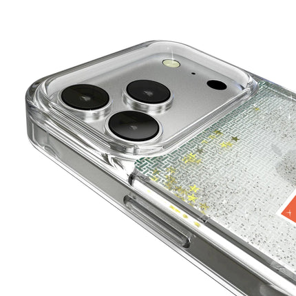 University of Miami Hurricanes Linen Glitter Phone Case for Apple iPhone
