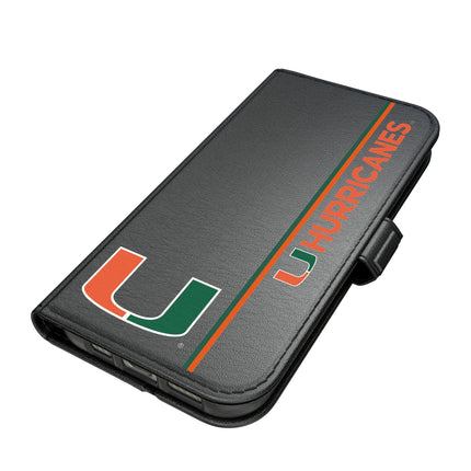University of Miami Hurricanes Sidebar Folio 2.0 Case for Apple iPhone