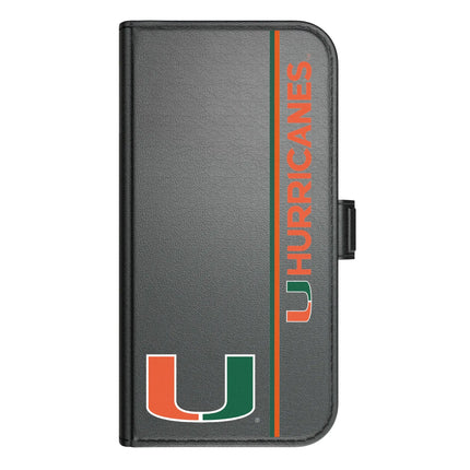 University of Miami Hurricanes Sidebar Folio 2.0 Case for Apple iPhone