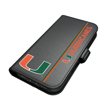 University of Miami Hurricanes Sidebar Folio 2.0 Case for Apple iPhone
