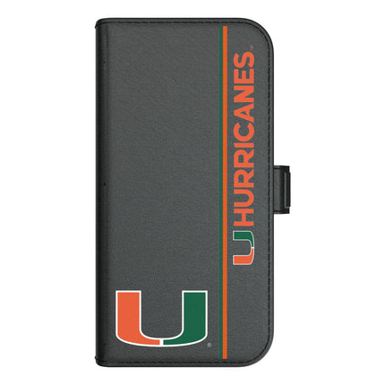University of Miami Hurricanes Sidebar Folio 2.0 Case for Apple iPhone