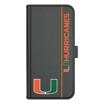 University of Miami Hurricanes Sidebar Folio 2.0 Case for Apple iPhone