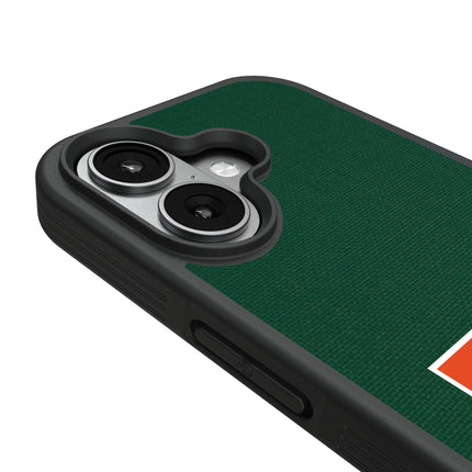 University of Miami Hurricanes Solid Bump Phone Case for Apple iPhone