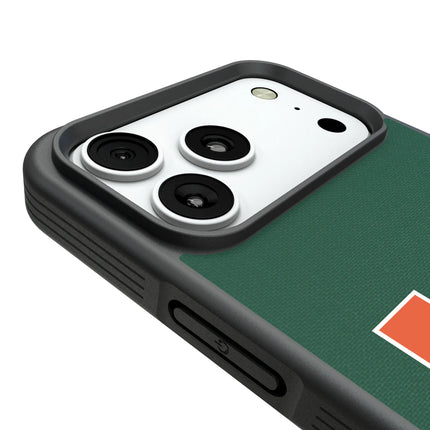 University of Miami Hurricanes Solid Bump Phone Case for Apple iPhone