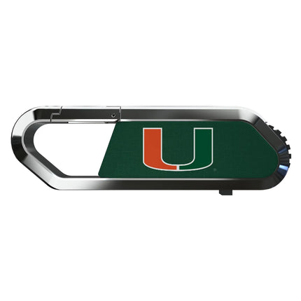 University of Miami Hurricanes Solid USB 64GB Clip Style Flash Drive