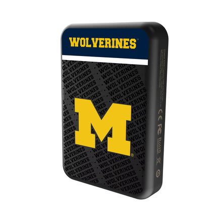 University of Michigan Wolverines Endzone Plus Wireless Mag Power Bank