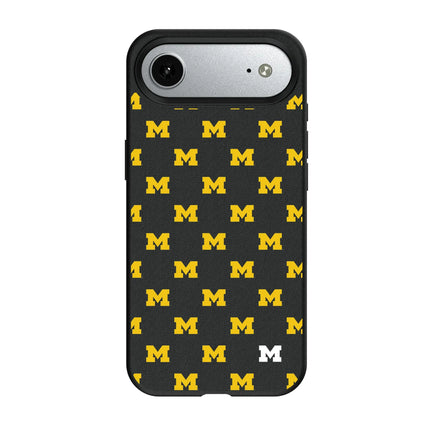 University of Michigan Wolverines Fashion Pattern MagSafe Compatible Phone Case for Apple iPhone
