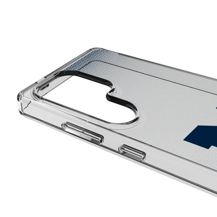 University of Michigan Wolverines Linen Clear Phone Case for Samsung Galaxy