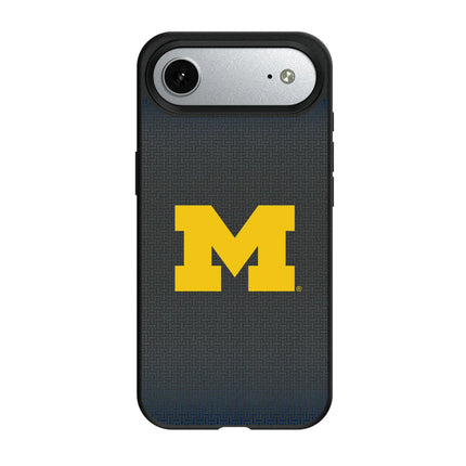 University of Michigan Wolverines Linen MagSafe Compatible Phone Case for Apple iPhone