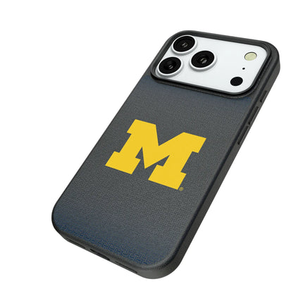 University of Michigan Wolverines Linen MagSafe Compatible Phone Case for Apple iPhone