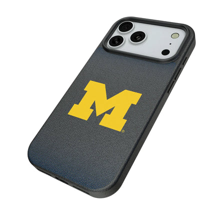 University of Michigan Wolverines Linen MagSafe Compatible Phone Case for Apple iPhone
