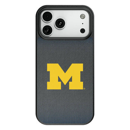University of Michigan Wolverines Linen MagSafe Compatible Phone Case for Apple iPhone