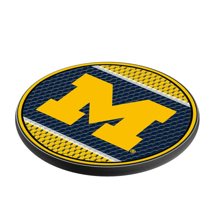 University of Michigan Wolverines Mesh 15-Watt Wireless Charger