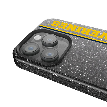 University of Michigan Wolverines Sidebar Black Bling Phone Case for Apple iPhone