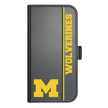 University of Michigan Wolverines Sidebar Folio 2.0 Case for Apple iPhone
