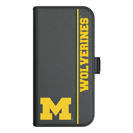 University of Michigan Wolverines Sidebar Folio 2.0 Case for Apple iPhone