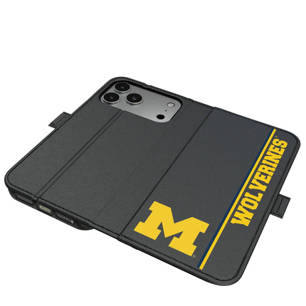 University of Michigan Wolverines Sidebar Folio 2.0 Case for Apple iPhone