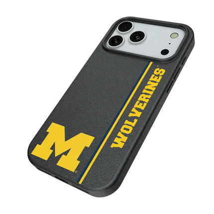 University of Michigan Wolverines Sidebar MagSafe Compatible Phone Case for Apple iPhone