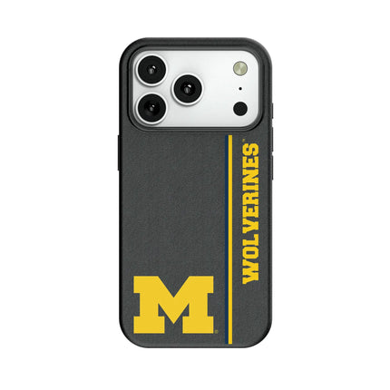 University of Michigan Wolverines Sidebar MagSafe Compatible Phone Case for Apple iPhone