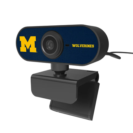 University of Michigan Wolverines Solid Webcam