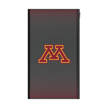 University of Minnesota Golden Gophers Linen 5000mAh Flat Powerbank
