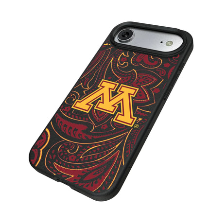 University of Minnesota Golden Gophers Paisley MagSafe Compatible Phone Case for Apple iPhone