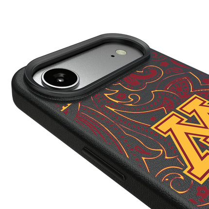 University of Minnesota Golden Gophers Paisley MagSafe Compatible Phone Case for Apple iPhone