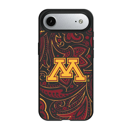 University of Minnesota Golden Gophers Paisley MagSafe Compatible Phone Case for Apple iPhone