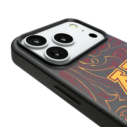 University of Minnesota Golden Gophers Paisley MagSafe Compatible Phone Case for Apple iPhone