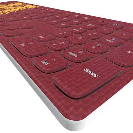 University of Minnesota Golden Gophers Solid Curved Wireless Keyboard