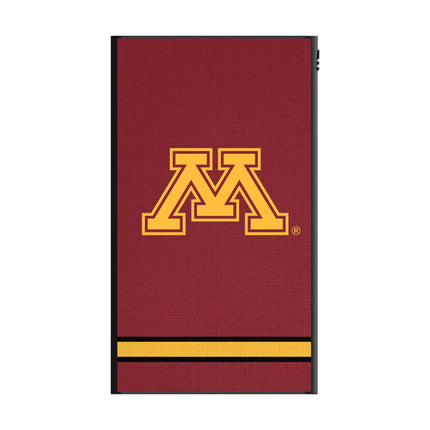 University of Minnesota Golden Gophers Stripe 5000mAh Flat Powerbank