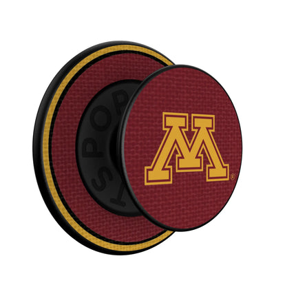 University of Minnesota Golden Gophers Stripe PopSockets Magnetic Phone Grip and Stand