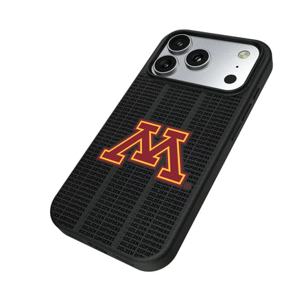 University of Minnesota Golden Gophers Text Backdrop MagSafe Compatible Phone Case for Apple iPhone