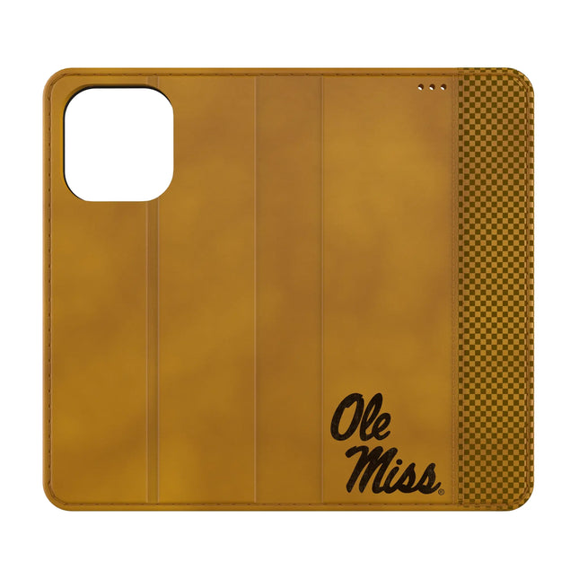 University of Mississippi Rebels Burn Folio Phone Case for Apple iPhone